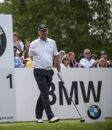 24.05.2015. Wentworth, England. BMW PGA Golf Herren Golf Championship. Final Round. Thomas Bjorn DEN on the first tee. Final round of the 2015 BMW PGA Championship from The West Course Wentworth Golf Club xStephenxBartholomewx  ActionPlus11623761