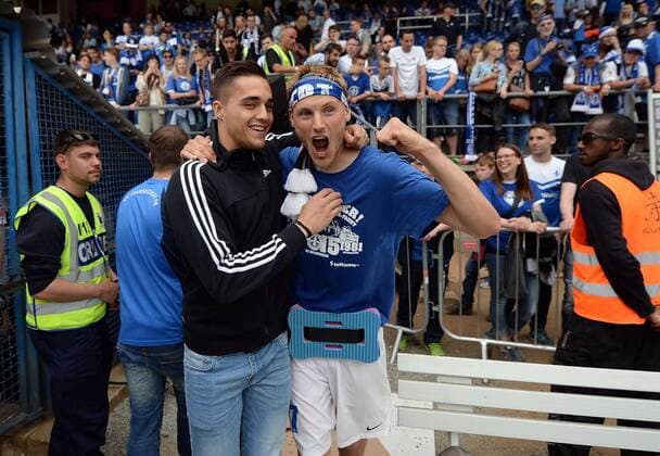 24.05.2015, xjhx, Fussball 2.Bundesliga, SV Darmstadt 98 - FC St.Pauli, v.l. Hanno Behrens (SV Darmstadt 98)