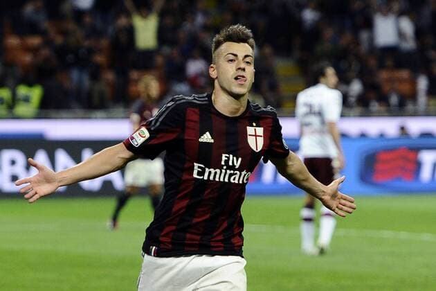 Aktuell Fußball, Italien, serie A Football ITA , AC Mailand - FC Turin 24 05 2015 - serie A Football ITA AC Milan vs Torino FC foto DanielexBuffa Image Pictured: gol Stephan El Shaarawy 