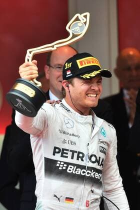 GP de Monaco 2015. Nico Rosberg celebra la victoria. 2015 Monaco GP. In this picture, Nico Rosberg celebrates his victory. xRv-Racing-Pressx  wo