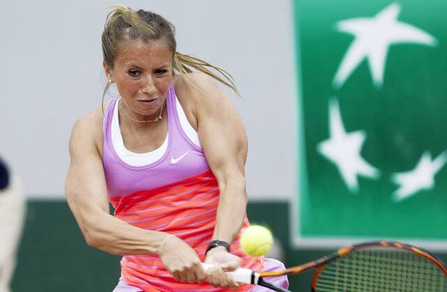 TENNIS - WTA Tennis Damen French Open 2015 PARIS,FRANCE,25.MAY.15 - TENNIS - WTA World Tour, Grand Slam, Roland Garros, French Open. Image shows Annika Beck (GER). GEPAxpictures xMatthiasxHauer
