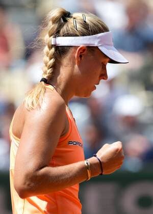 Angelique Kerber (GER) Tennis - French Open 2015 - Grand Slam ITF ATP Tennis Herren WTA Tennis Damen - Roland Garros - Paris - - France - 25 May 2015. Juergen Hasenkopf