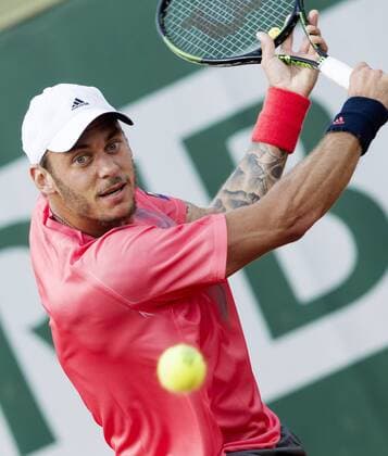TENNIS - ATP Tennis Herren French Open 2015 PARIS,FRANCE,25.MAY.15 - TENNIS - ATP World Tour, Grand Slam, Roland Garros, French Open. Image shows Andreas Haider-Maurer (AUT). GEPAxpictures xMatthiasxHauer