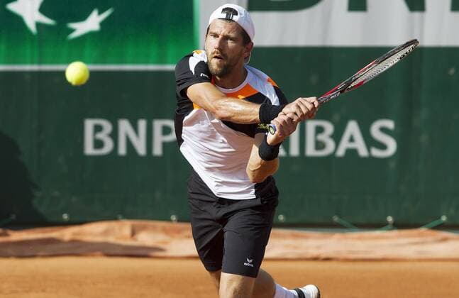 TENNIS - ATP Tennis Herren French Open 2015 PARIS,FRANCE,25.MAY.15 - TENNIS - ATP World Tour, Grand Slam, Roland Garros, French Open. Image shows Juergen Melzer (AUT). GEPAxpictures xMatthiasxHauer