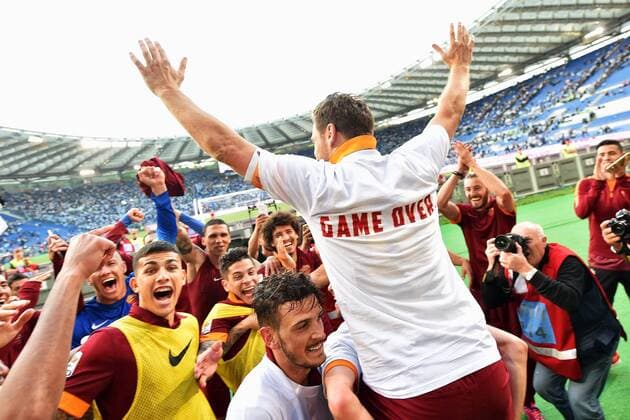 Francesco Totti Roma Roma 25-05-2015 Stadio Olimpico Football Calcio Serie A 2014 2015 Lazio - AS Roma. andreaxstaccioli
