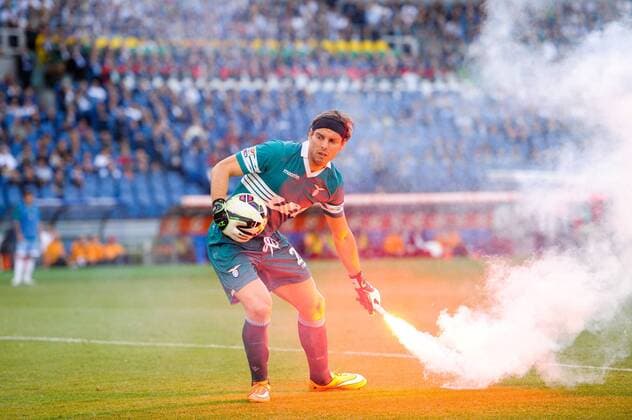 Aktuell Fußball, Italien, Serie A, Lazio Rom - AS Rom IPP20150525 Football - soccer: Serie A, Lazio Rom - AS Rom, Marchetti Federico - xHOCHxZWEIx xItalyxPhotoxPressx 