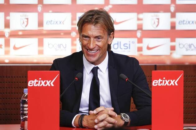 Herve Renard FOOTBALL : Nouvel entraineur au LOSC - Conference de Presse OSC Lille - 26 05 2015 - GwendolineLeGoff Panoramic 