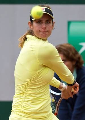Julia Goerges (GER) Tennis - French Open 2015 - Grand Slam ITF ATP Tennis Herren WTA Tennis Damen - Roland Garros - Paris - - France - 26 May 2015. Juergen Hasenkopf