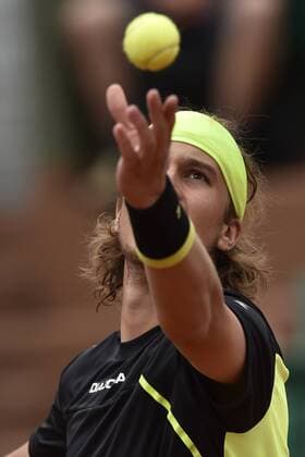 PARIS, 26.05.2015, Lukas Lacko (SVK) bei den Tennis French Open 2015 in Paris