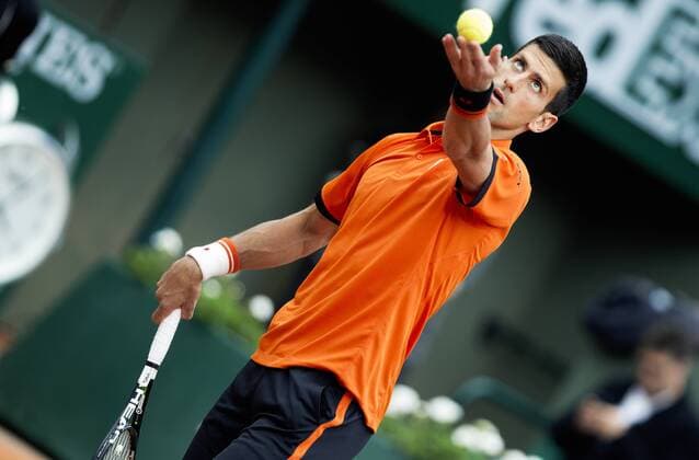 TENNIS - ATP Tennis Herren French Open 2015 PARIS,FRANCE,26.MAY.15 - TENNIS - ATP World Tour, Grand Slam, Roland Garros, French Open. Image shows Novak Djokovic (SRB). GEPAxpictures xMatthiasxHauer