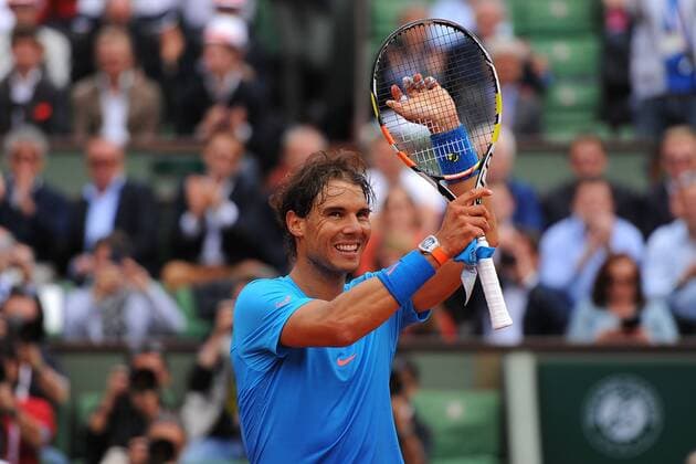 Rafael Nadal (ESP) TENNIS : Roland Garros 2015 - Internationaux de France - 26 05 2015 TennisMagazine Panoramic 