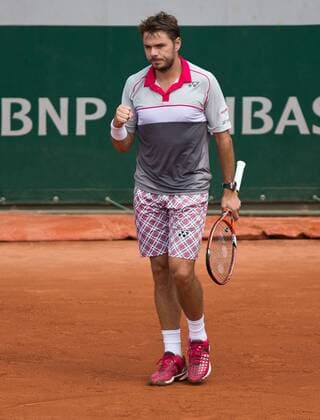 Stanislas Wawrinka (SUI) macht die Faust und jubelt, Jubel,Emotion, Tennis - French Open 2015 - Grand Slam ITF ATP Tennis Herren WTA Tennis Damen - Roland Garros - Paris - - France - 27 May 2015. Juergen Hasenkopf