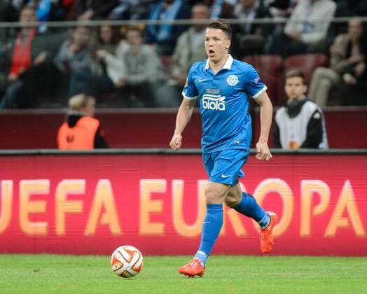 2015.05.27 POLAND WARSAW THE NATIONAL STADIUM UEFA EUROPA LEAGUE FINAL MATCH FC DNIPRO DNIPROPETROVSK - SEVILLA FC: YEVHEN KONOPLYANKA 2015.05.27  20150527PF_RO0048
