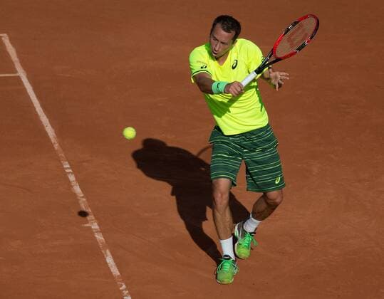 Philipp Kohlschreiber (GER) Tennis - French Open 2015 - Grand Slam ITF ATP Tennis Herren WTA Tennis Damen - Roland Garros - Paris - - France - 27 May 2015. Juergen Hasenkopf