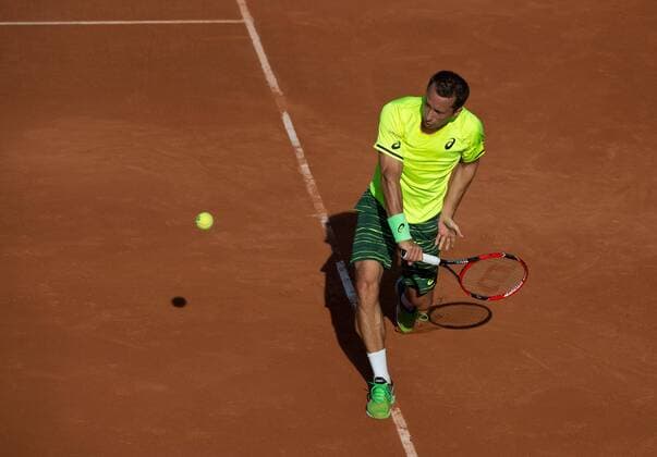 Philipp Kohlschreiber (GER) Tennis - French Open 2015 - Grand Slam ITF ATP Tennis Herren WTA Tennis Damen - Roland Garros - Paris - - France - 27 May 2015. Juergen Hasenkopf