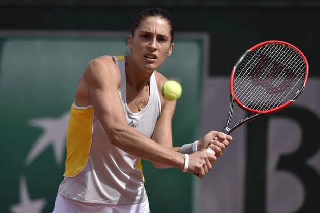 PARIS, 28.05.2015, Andrea Petkovic (GER) bei den Tennis French Open 2015 in Paris