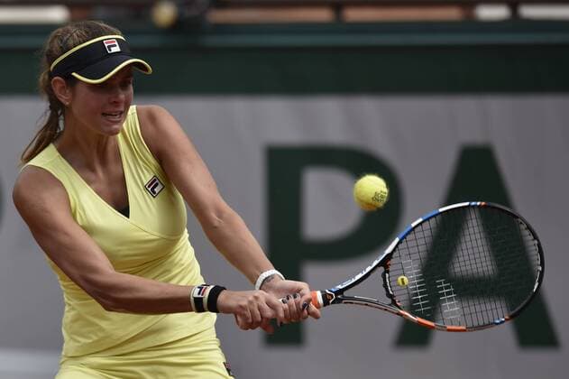 PARIS, 28.05.2015, Julia Goerges (GER) bei den Tennis French Open 2015 in Paris