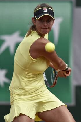PARIS, 28.05.2015, Julia Goerges (GER) bei den Tennis French Open 2015 in Paris