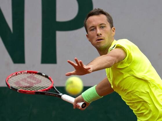Philipp Kohlschreiber (GER) Tennis - French Open 2015 - Grand Slam ITF ATP Tennis Herren WTA Tennis Damen - Roland Garros - Paris - - France - 28 May 2015. Juergen Hasenkopf