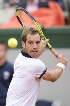 Richard Gasquet (fra) - Tennis, French Open 2015, Roland Garros in Paris Frankreich - 05 28 2015 JBAutissier Panoramic 