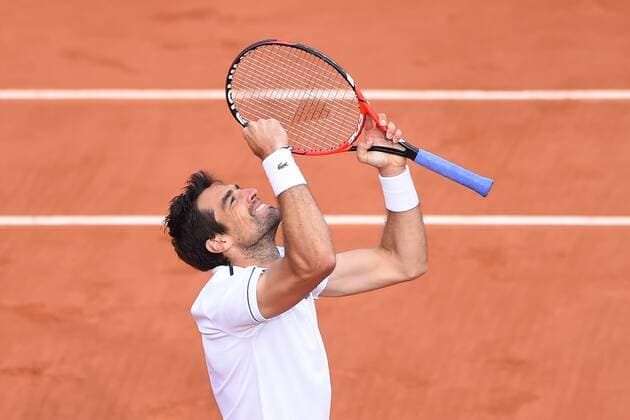 Jeremy Chardy (Fra) - Tennis, French Open 2015, Roland Garros in Paris Frankreich - 28 05 2015 TennisMagazine Panoramic 