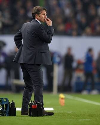 FUSSBALL 1. BUNDESLIGA SAISON 2014 2015 RELEGATION HINSPIEL Hamburger SV - Karlsruher SC 28.05.2015 Trainer Bruno Labbadia (Hamburger SV) 