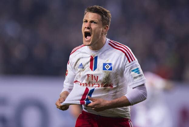 Hamburg, 28.05.2015, Imtech - ARENA Torjubel: Ivo Ilicevic (HSV) Hamburger SV - Karlsruhe SC