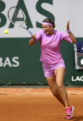 Foto : Victoria Azarenka ( BLR ) Tennis French Open in Paris Do. 28.05.2015