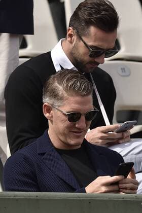 PARIS, 29.05.2015, Bastian Schweinsteiger (GER) als Zuschauer bei den Tennis French Open 2015 in Paris