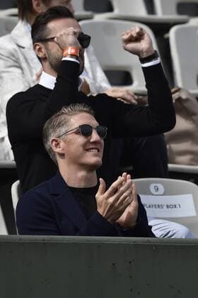 PARIS, 29.05.2015, Bastian Schweinsteiger (GER) als Zuschauer bei den Tennis French Open 2015 in Paris