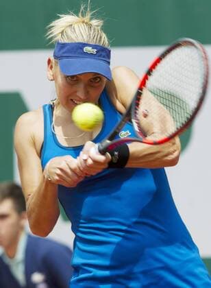 TENNIS - WTA Tennis Damen French Open 2015 PARIS,FRANCE,29.MAY.15 - TENNIS - WTA Tour, Grand Slam, Roland Garros, French Open. Image shows Elena Vesnina (RUS). GEPAxpictures xMatthiasxHauer