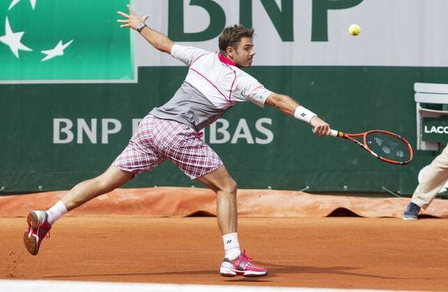 TENNIS - ATP Tennis Herren French Open 2015 PARIS,FRANCE,29.MAY.15 - TENNIS - ATP World Tour, Grand Slam, Roland Garros, French Open. Image shows Stanislas Wawrinka (SUI). GEPAxpictures xMatthiasxHauer