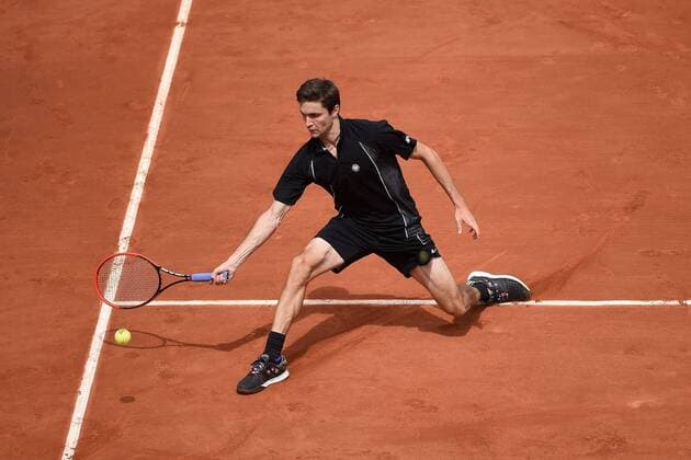Gilles simon (FRA) - Tennis, French Open 2015, Roland Garros, Paris Frankreich - 29 05 2015 TennisMagazine Panoramic 