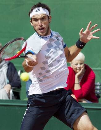 TENNIS - ATP Tennis Herren French Open 2015 PARIS,FRANCE,30.MAY.15 - TENNIS - ATP World Tour, Grand Slam, Roland Garros, French Open. Image shows Leonardo Mayer (ARG). GEPAxpictures xMatthiasxHauer