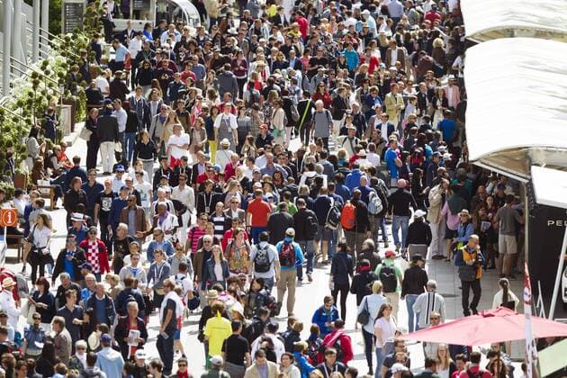 TENNIS - ATP Tennis Herren French Open 2015 PARIS,FRANCE,30.MAY.15 - TENNIS - ATP World Tour, Grand Slam, Roland Garros, French Open. Image shows the crowd. GEPAxpictures xMatthiasxHauer