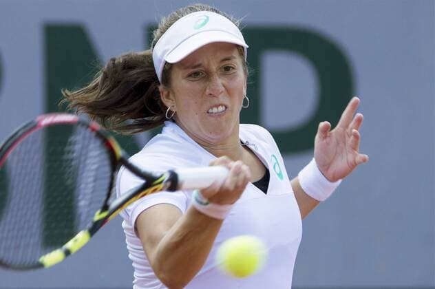 TENNIS - WTA Tennis Damen French Open 2015 PARIS,FRANCE,30.MAY.15 - TENNIS - WTA Tour, Grand Slam, Roland Garros, French Open. Image shows Irina Falconi (ITA). GEPAxpictures xMatthiasxHauer
