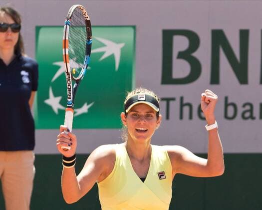 Julia Goerges (GER) Tennis - French Open 2015 - Grand Slam ITF ATP Tennis Herren WTA Tennis Damen - Roland Garros - Paris - - France - 30 May 2015.