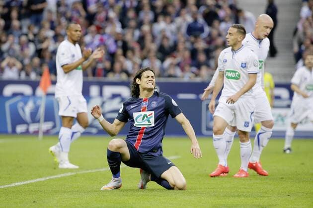 Aktuell Fußball, Frankreich, Coupe de France, AJ Auxerre - Paris St. Germain Edinson Cavani (psg) FOOTBALL : Paris st Germain vs AJ Auxerre - Coupe de France Finale - 30 05 2015 StephaneAllaman 