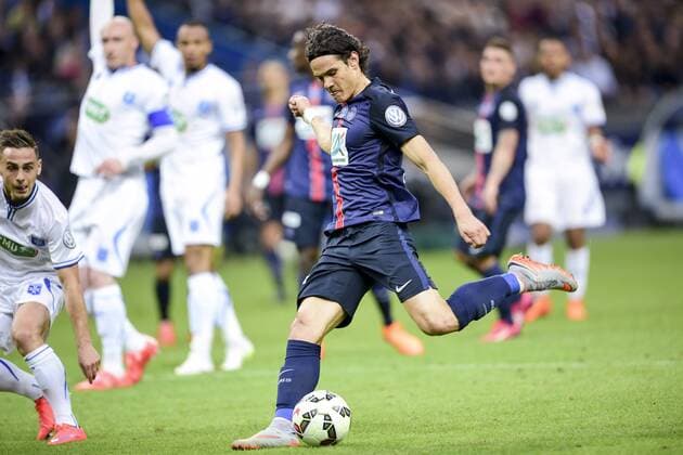 Aktuell Fußball, Frankreich, Coupe de France, AJ Auxerre - Paris St. Germain Edinson Cavani (PSG) FOOTBALL : PSG vs Auxerre - Finale coupe de France - 30 05 2015 
