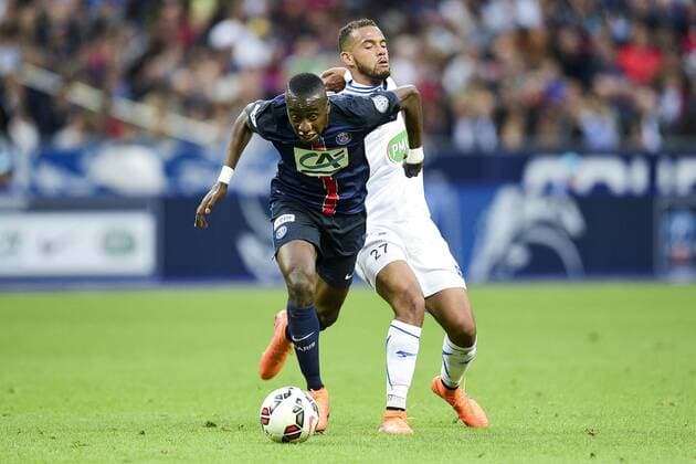 Aktuell Fußball, Frankreich, Coupe de France, AJ Auxerre - Paris St. Germain Blaise Matuidi (PSG) vs Remi Mulumba (Auxerre) FOOTBALL : PSG vs Auxerre - Finale coupe de France - 30 05 2015 
