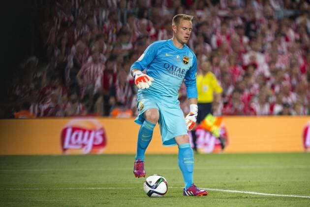 BARCELONA- may 30- SPAIN: Ter Stegen during the match beetwen Athletic Club of Bilbao and FC Barcelona Barca of the Spanish king s cup final, played at the Camp Nou stadium on may 30, 2015 in Barcelona, Spain. (Photo by Mikel Trigueros Urbanandsport Cordon Press) 
