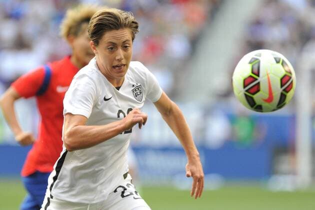 May 30, 2015 - Harrison, New Jersey, U.S - US WomenÃ¢â‚¬â ¢s national team Nationalteam defender MEGHAN KLINGENBERG (22) during the pre-Women s World Cup friendly at Red Bull Arena in Harrison New Jersey The USWNT draws with Korea Republic 0 to 0 FIFA 2015 - USWNT draws with Korea Republic - ZUMAa301