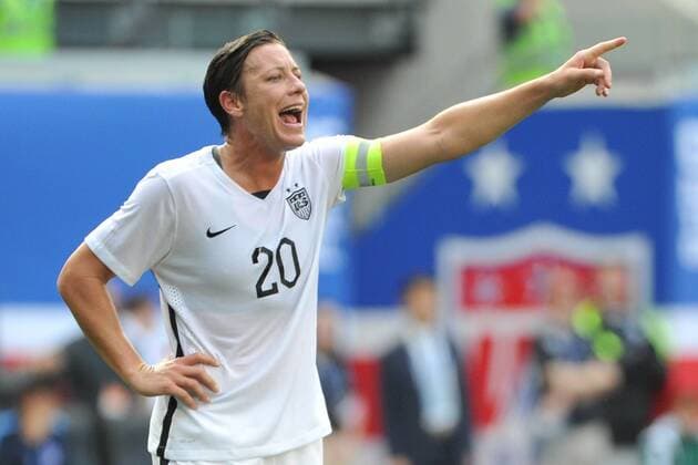 May 30, 2015 - Harrison, New Jersey, U.S - US WomenÃ¢â‚¬â ¢s national team Nationalteam forward ABBY WAMBACH (20) directs a play during the pre-Women s World Cup friendly at Red Bull Arena in Harrison New Jersey The USWNT draws with Korea Republic 0 to 0 FIFA 2015 - USWNT draws with Korea Republic - ZUMAa301