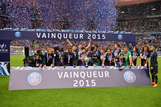 PSG Vainqueur de la Coupe de France FOOTBALL : Paris Saint Germain PSG - Finale Coupe de France - 30 05 2015 AnthonyBIBARD FEP Panoramic 