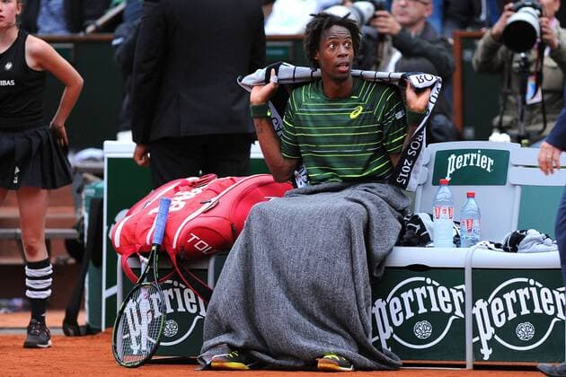 Gael Monfils (FRA) TENNIS : Roland Garros 2015 - Internationaux de France - 31 05 2015 TennisMagazine Panoramic 