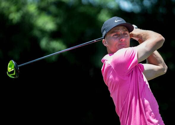 May 31, 2015: Scott Pinckney tees off on hole 4 during the fourth round of the AT&T Byron Nelson at TPC Four Seasons Resort in Irving, TX. GOLF: MAY 31 PGA Golf Herren - AT&T Byron Nelson Championship - Final Round Icon1505310304 EDITORIAL USE ONLY