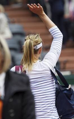 TENNIS - WTA Tennis Damen French Open 2015 PARIS,FRANCE,01.JUN.15 - TENNIS - WTA Tour, Grand Slam, Roland Garros, French Open. Image shows Maria Sharapova (RUS). GEPAxpictures xMatthiasxHauer