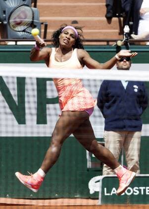 TENNIS - WTA Tennis Damen French Open 2015 PARIS,FRANCE,01.JUN.15 - TENNIS - WTA Tour, Grand Slam, Roland Garros, French Open. Image shows Serena Williams (USA). GEPAxpictures xMatthiasxHauer