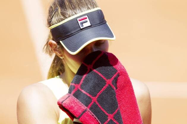 TENNIS - WTA Tennis Damen French Open 2015 PARIS,FRANCE,01.JUN.15 - TENNIS - WTA Tour, Grand Slam, Roland Garros, French Open. Image shows the disappointment of Julia Goerges (GER). GEPAxpictures xMatthiasxHauer