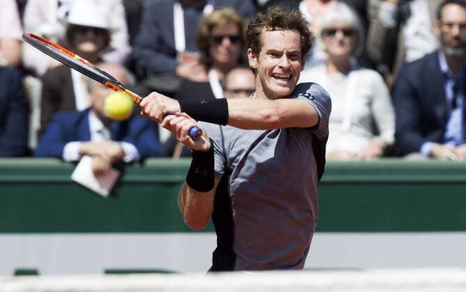 TENNIS - ATP Tennis Herren French Open 2015 PARIS,FRANCE,01.JUN.15 - TENNIS - ATP World Tour, Grand Slam, Roland Garros, French Open. Image shows Andy Murray (GBR). GEPAxpictures xMatthiasxHauer